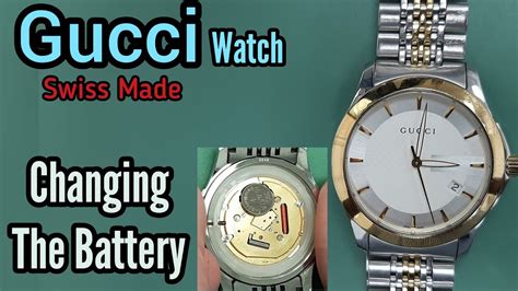 gucci ya122502 battery size|gucci watch battery life chart.